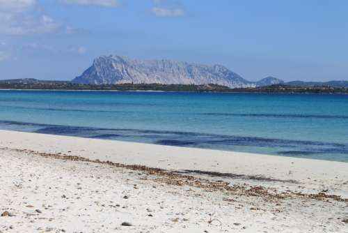 Sardinia Water Tavolara Landscape Island Sea