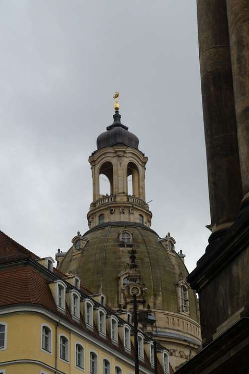Saxony Dresden Frauenkirche Dresden Architecture