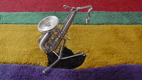 Saxophone Instrument Music Folding Mechanics Sound