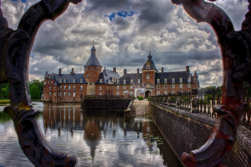 Schloss Anholt Castle Pond Mirror