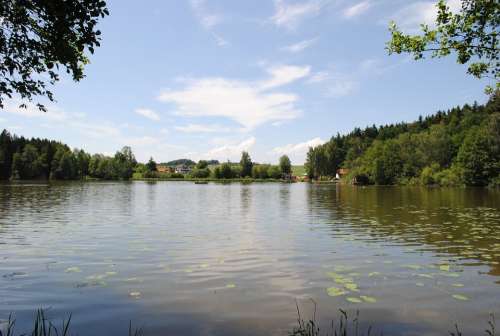 Schnaitsee Upper Bavaria Badesee Summer