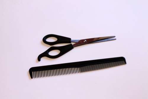 Scissors Comb Barber Beauty Shop Hair Cut