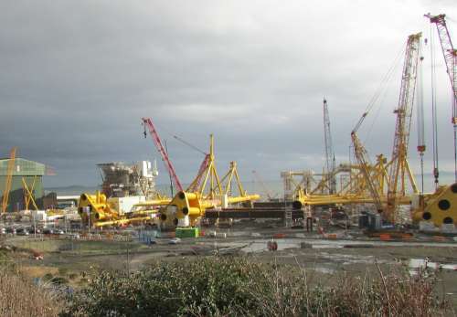 Scotland Shipyard Wind Turbine Methil