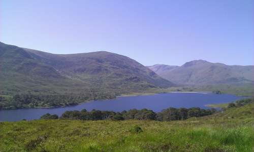 Scotland Loch Loch Affrich Summer Scottish