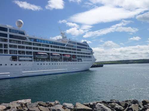 Scotland Harbor Bay Water Cruise Vessel Port