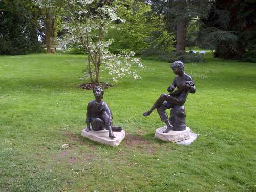 Sculpture Gardens Statue Music Bronze