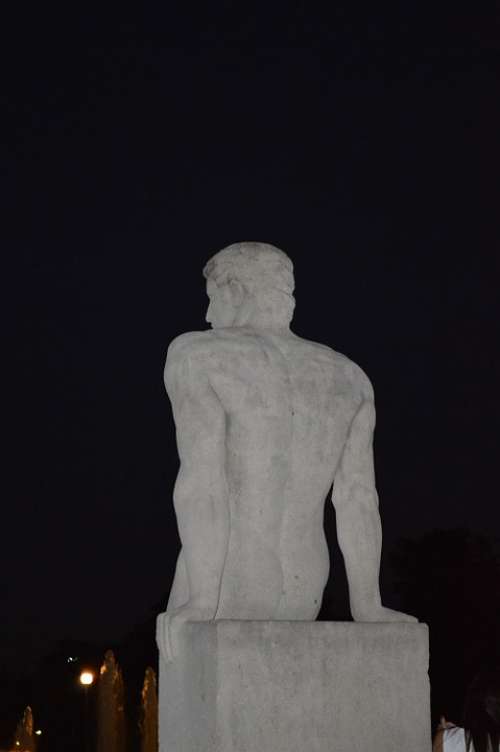 Sculpture Statue Stone Carving Man