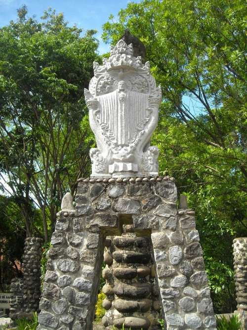 Sculpture Jesus Church Catholic Kediri Indonesian