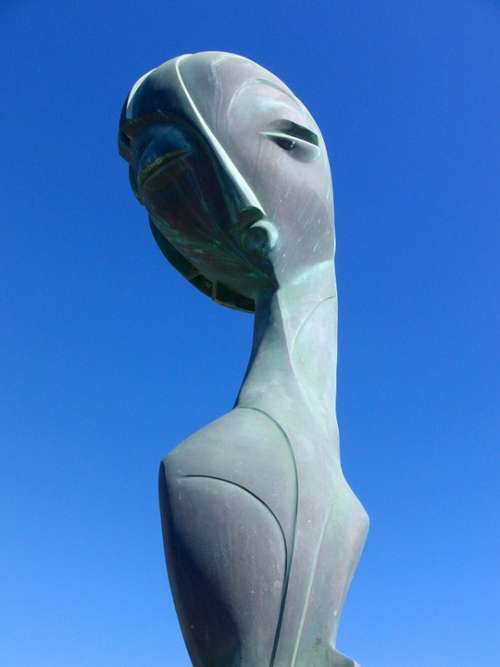 Sculpture Gran Canaria Art Head