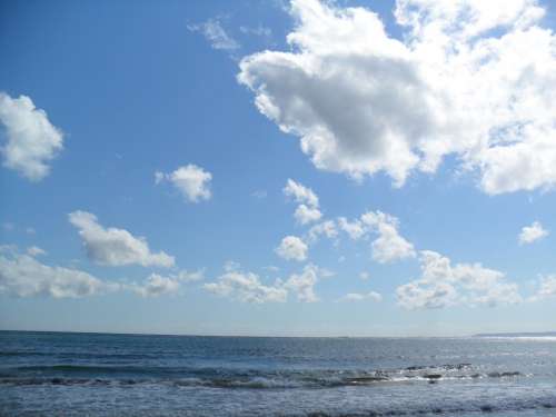 Sea Sky Beach Cloud Pohang Water