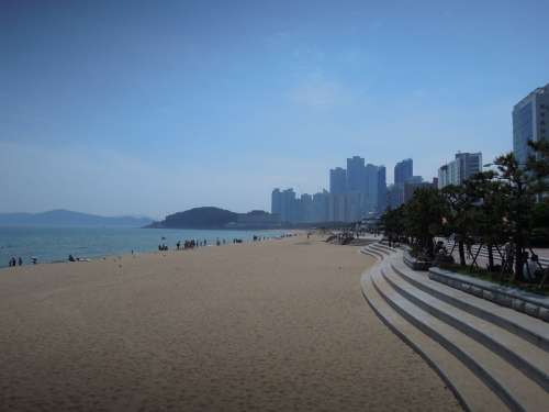 Sea Haeundae Beach Sandy