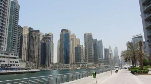 Sea City Buildings Port Skyscraper Beach Dubai