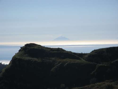 Sea Sky Belvedere Blue Summer Hills Landscape