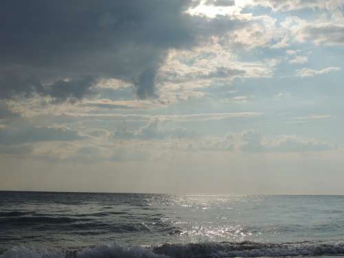 Sea Clouds Beach Greece