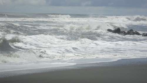 Sea Surf Beach Edge Of The Sea Beach Sand Water