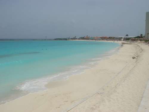 Sea Cancun Costa Beach Sand Sky Turquoise