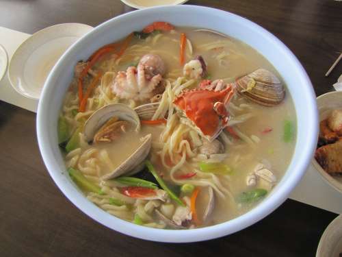 Seafood Noodles Daebudo Food Side Dishes Flour