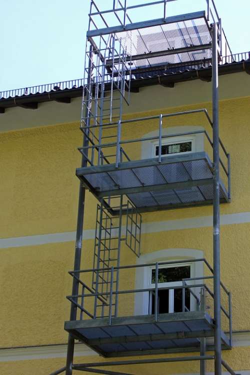 Security Fire Escape Emergency Ladder Head Of Rescue