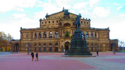 Semper Opera House Dresden Court And State Opera