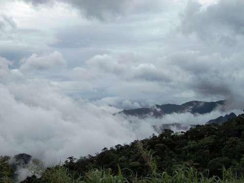 Serra Mountains Cloud Petrópolis Green
