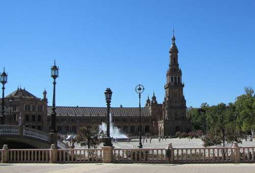 Sevilla Children'S Spanish Church Tower