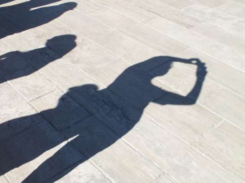 Shadow Personal Human People Tourists Photograph