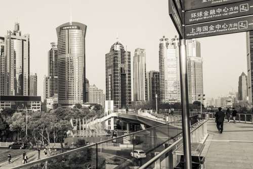 Shanghai Architecture Business Buildings