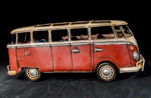 Sheet Metal Car Model Car Vw Bus Volkswagen Camper