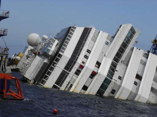 Ship Passenger Ship Wreck Italy Il Giglio