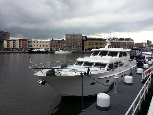 Ship Yacht Port Delft Holland Netherlands Trueb
