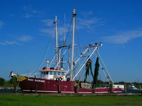 Ship Dock Harbor Fishing Boat Peer