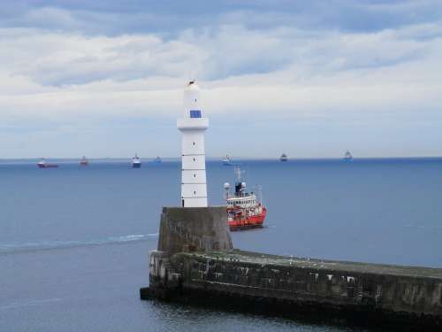 Ship Sea Lighthouse Water Boat Maritime