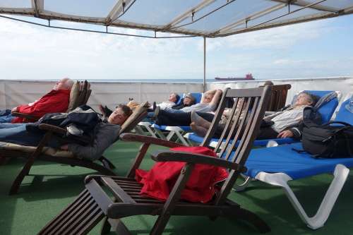 Ship Deck Cruise Deck Chair Deck Ship Sleep Sea