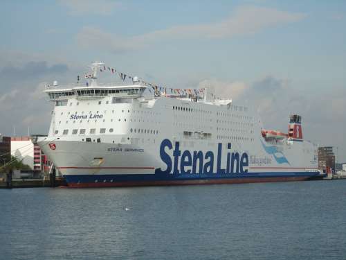 Ships Kiel Water Sky Blue Baltic Sea Cruise