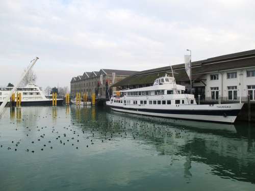Ships Passenger Ship Car Ferry Motor Ships Port