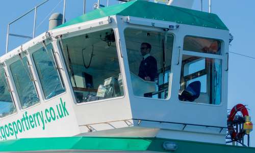 Ship'S Bridge Captain Gosport Ferry Travel Ship