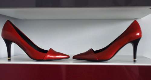 Shoes Pins Fashion Woman Red Pin Women'S Shoes