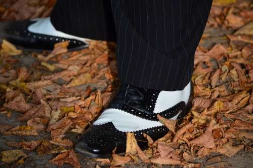 Shoes Black And White Fashion Feet Elegant
