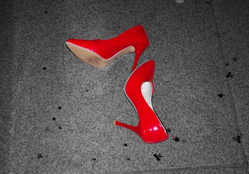 Shoes Boots Red Lost Background Women Style