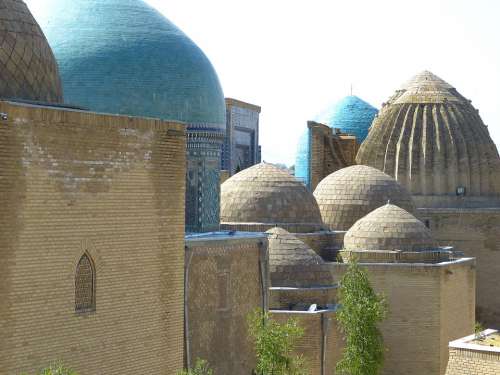 Shohizinda Necropolis Samarkand Uzbekistan