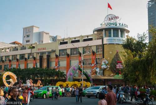 Shopping Mall Center City City Saigon Vietnam