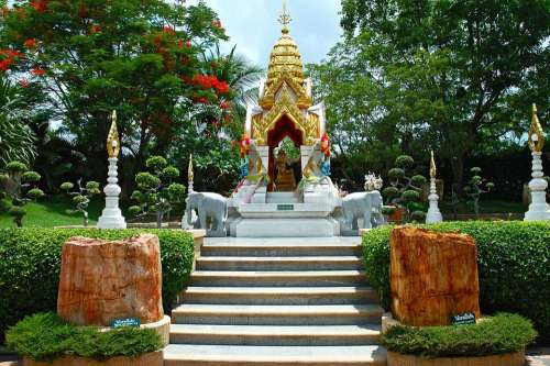 Shrine Deity Pattaya Thailand