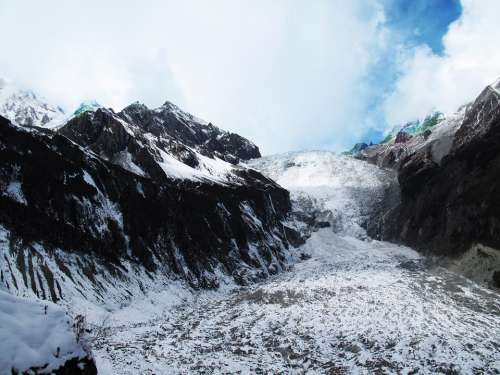 Sichuan Luding Hailuogou Gongga Mountain Glacier
