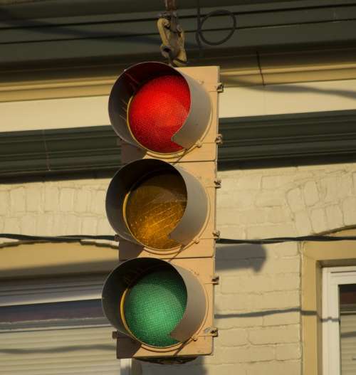 Sign Red Light Signal Traffic Signal Stop