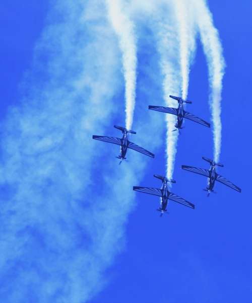 Silver Falcon Aerobatic Team Aircraft Jet Skill