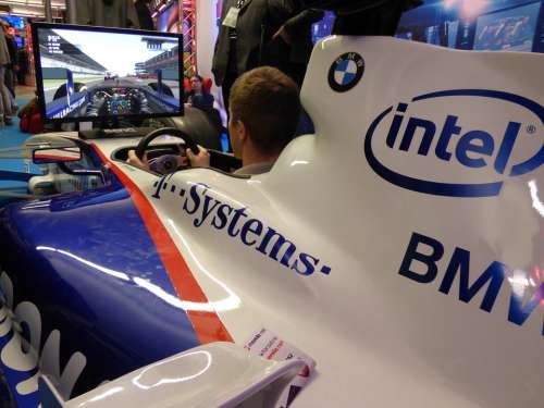 Simulator Formula Racing Steering Wheel Car Game