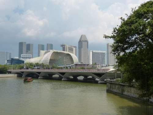 Singapore Hotels Building City Bay Port Sea View
