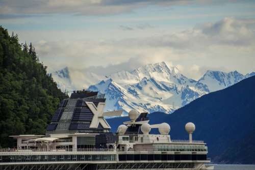 Skagway Alaska Mountains Travel Landscape Vacation