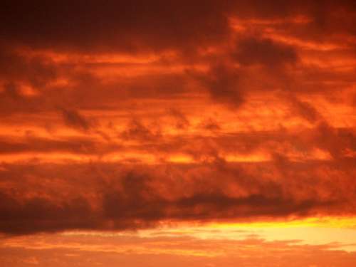 Sky Afterglow Sunset Abendstimmung Clouds Dusk