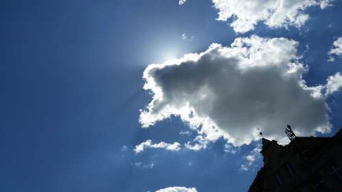 Sky Clouds Beautiful Atmosphere Sunny Clouds Form